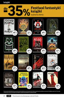 Empik - gazetka promocyjna Tom kultury: książki od środy 10.09 do wtorku 23.09 - strona 24 Empik - gazetka promocyjna Tom kultury: książki od środy 10.09 do wtorku 23.09 - strona 24