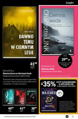 Empik - gazetka promocyjna Tom kultury: książki od środy 10.09 do wtorku 23.09 - strona 21 Empik - gazetka promocyjna Tom kultury: książki od środy 10.09 do wtorku 23.09 - strona 21