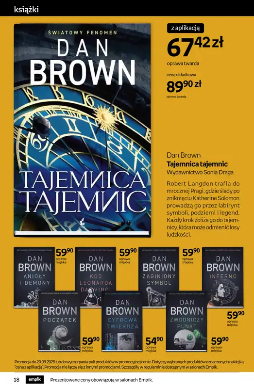 Empik - gazetka promocyjna Tom kultury: książki od środy 10.09 do wtorku 23.09 - strona 18