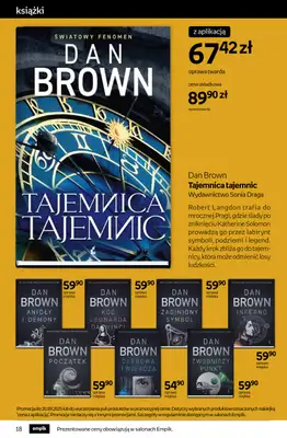 Empik - gazetka promocyjna Tom kultury: książki od środy 10.09 do wtorku 23.09 - strona 18 Empik - gazetka promocyjna Tom kultury: książki od środy 10.09 do wtorku 23.09 - strona 18