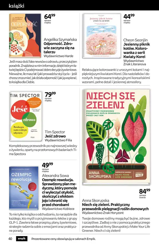 Empik - gazetka promocyjna Tom kultury: książki od środy 10.09 do wtorku 23.09 - strona 40