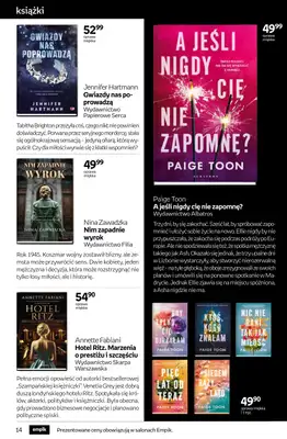 Empik - gazetka promocyjna Tom kultury: książki od środy 10.09 do wtorku 23.09 - strona 14 Empik - gazetka promocyjna Tom kultury: książki od środy 10.09 do wtorku 23.09 - strona 14