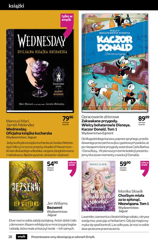 Empik - gazetka promocyjna Tom kultury: książki od środy 10.09 do wtorku 23.09 - strona 28