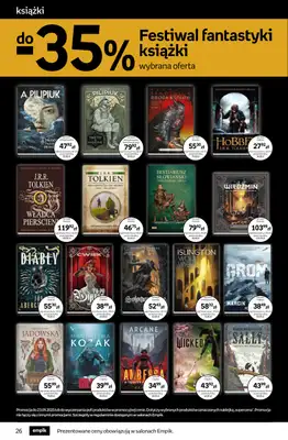 Empik - gazetka promocyjna Tom kultury: książki od środy 10.09 do wtorku 23.09 - strona 26 Empik - gazetka promocyjna Tom kultury: książki od środy 10.09 do wtorku 23.09 - strona 26