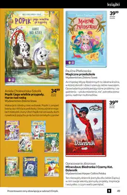 Empik - gazetka promocyjna Tom kultury: książki od środy 10.09 do wtorku 23.09 - strona 49 Empik - gazetka promocyjna Tom kultury: książki od środy 10.09 do wtorku 23.09 - strona 49