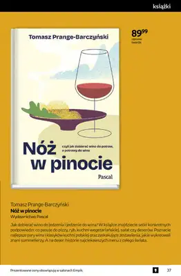 Empik - gazetka promocyjna Tom kultury: książki od środy 10.09 do wtorku 23.09 - strona 37 Empik - gazetka promocyjna Tom kultury: książki od środy 10.09 do wtorku 23.09 - strona 37