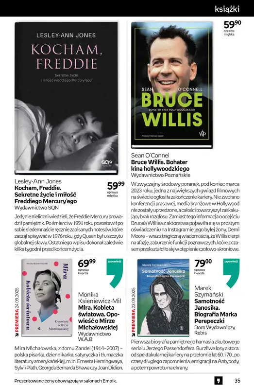 Empik - gazetka promocyjna Tom kultury: książki od środy 10.09 do wtorku 23.09 - strona 35
