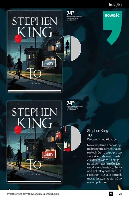 Empik - gazetka promocyjna Tom kultury: książki od środy 10.09 do wtorku 23.09 - strona 23