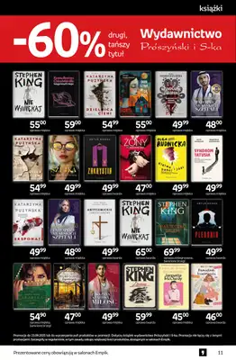 Empik - gazetka promocyjna Tom kultury: książki od środy 10.09 do wtorku 23.09 - strona 11 Empik - gazetka promocyjna Tom kultury: książki od środy 10.09 do wtorku 23.09 - strona 11