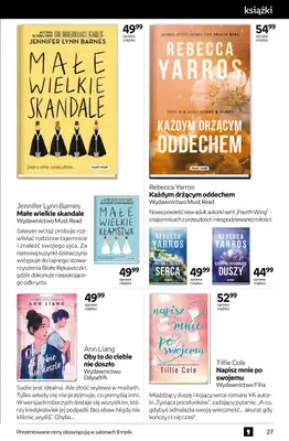 Empik - gazetka promocyjna Tom kultury: książki od środy 10.09 do wtorku 23.09 - strona 27 Empik - gazetka promocyjna Tom kultury: książki od środy 10.09 do wtorku 23.09 - strona 27