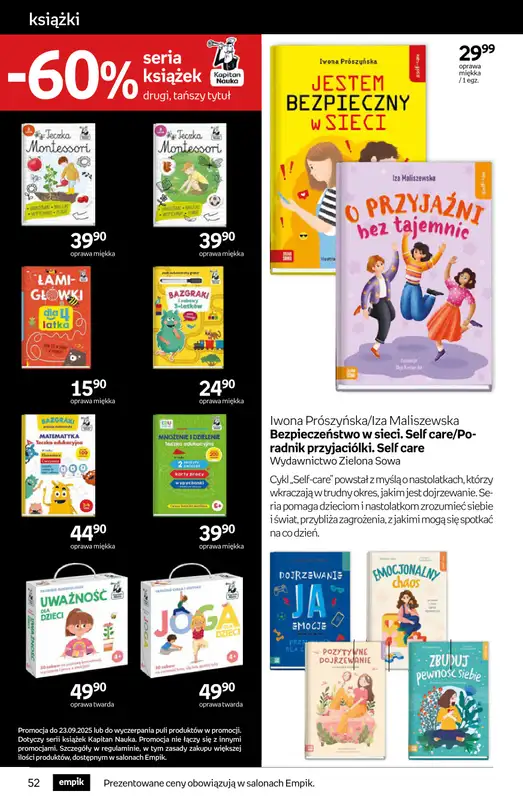 Empik - gazetka promocyjna Tom kultury: książki od środy 10.09 do wtorku 23.09 - strona 52