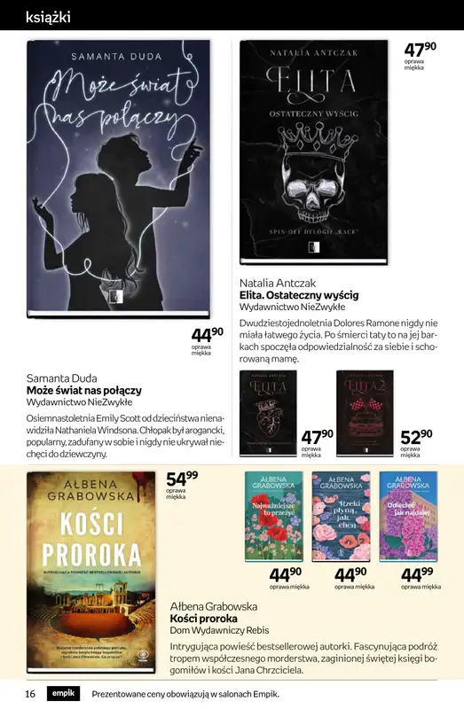 Empik - gazetka promocyjna Tom kultury: książki od środy 10.09 do wtorku 23.09 - strona 16