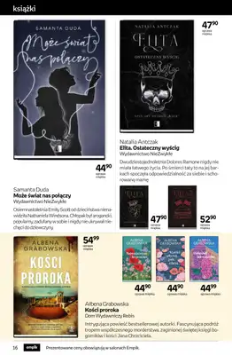 Empik - gazetka promocyjna Tom kultury: książki od środy 10.09 do wtorku 23.09 - strona 16 Empik - gazetka promocyjna Tom kultury: książki od środy 10.09 do wtorku 23.09 - strona 16