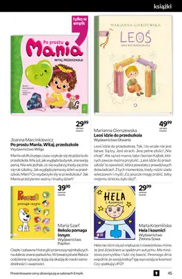Empik - gazetka promocyjna Tom kultury: książki od środy 10.09 do wtorku 23.09 - strona 45 Empik - gazetka promocyjna Tom kultury: książki od środy 10.09 do wtorku 23.09 - strona 45