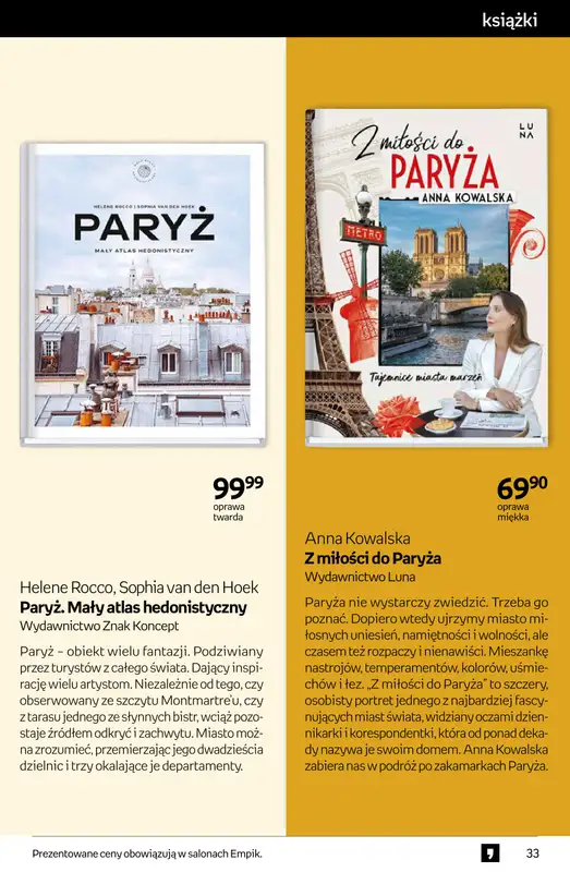 Empik - gazetka promocyjna Tom kultury: książki od środy 10.09 do wtorku 23.09 - strona 33