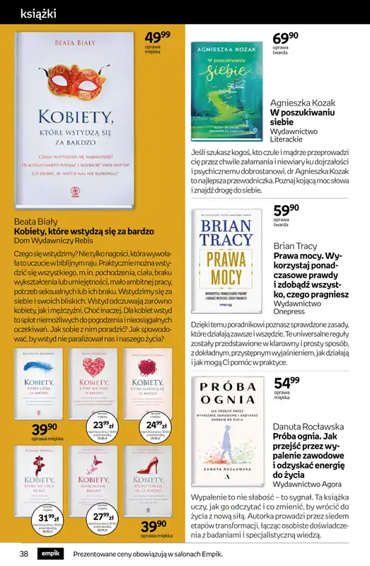 Empik - gazetka promocyjna Tom kultury: książki od środy 10.09 do wtorku 23.09 - strona 38