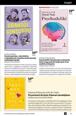 Empik - gazetka promocyjna Tom kultury: książki od środy 10.09 do wtorku 23.09 - strona 31 Empik - gazetka promocyjna Tom kultury: książki od środy 10.09 do wtorku 23.09 - strona 31