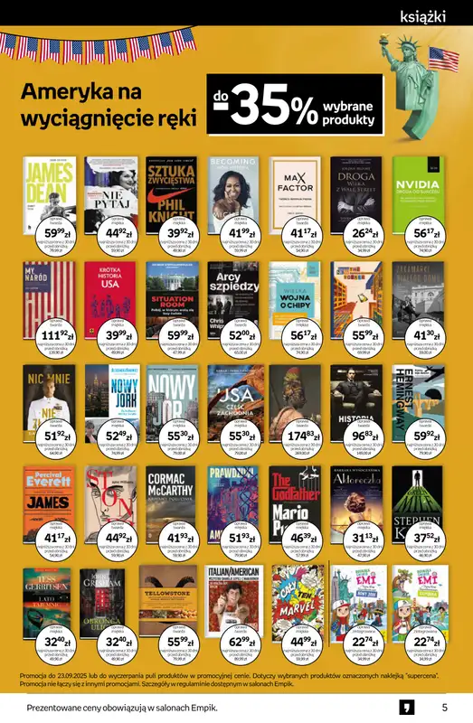 Empik - gazetka promocyjna Tom kultury: książki od środy 10.09 do wtorku 23.09 - strona 5