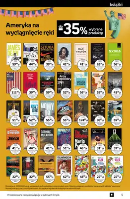 Empik - gazetka promocyjna Tom kultury: książki od środy 10.09 do wtorku 23.09 - strona 5 Empik - gazetka promocyjna Tom kultury: książki od środy 10.09 do wtorku 23.09 - strona 5