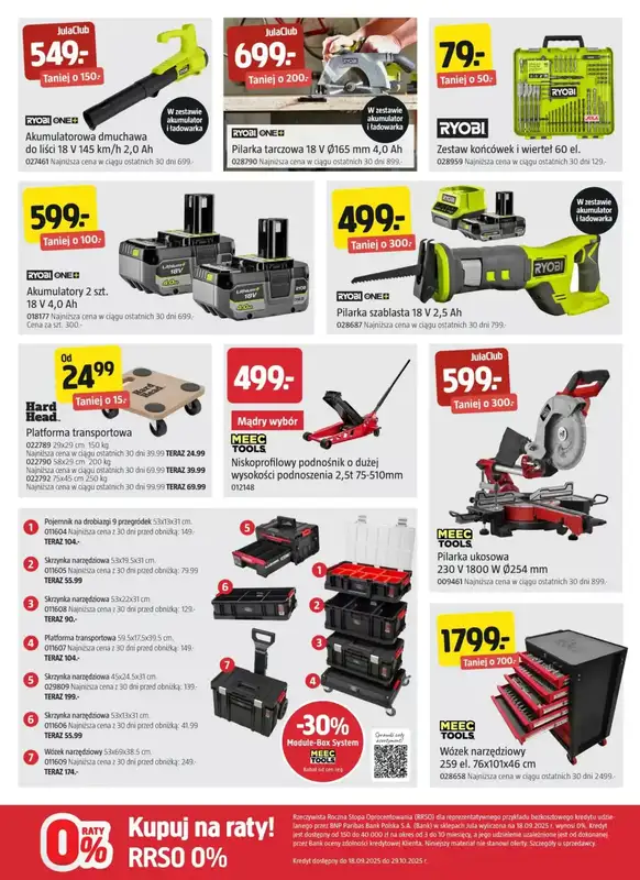 Jula - gazetka promocyjna Gazetka od czwartku 18.09 do środy 01.10 - strona 3