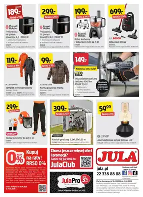 Jula - gazetka promocyjna Gazetka od czwartku 18.09 do środy 01.10 - strona 8 Jula - gazetka promocyjna Gazetka od czwartku 18.09 do środy 01.10 - strona 8