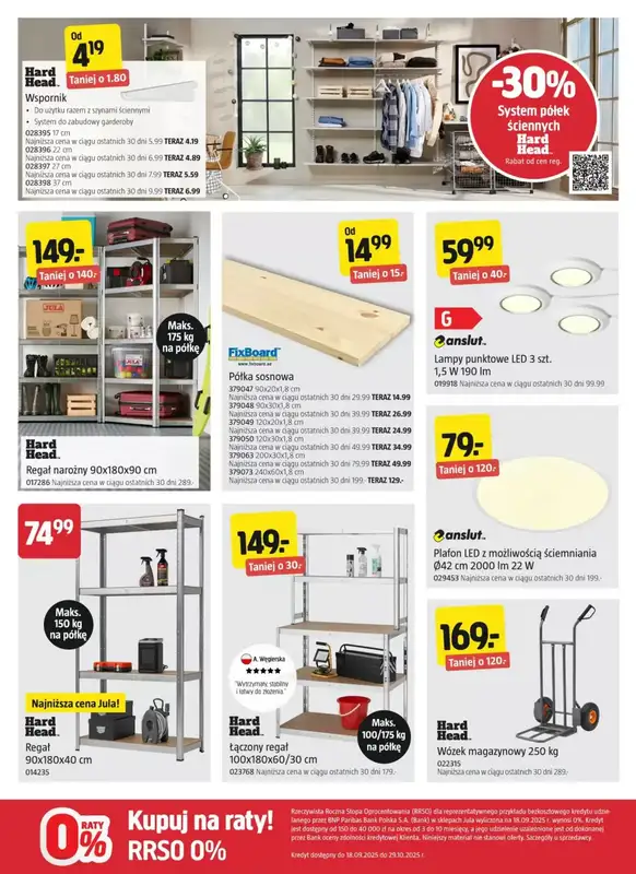 Jula - gazetka promocyjna Gazetka od czwartku 18.09 do środy 01.10 - strona 5