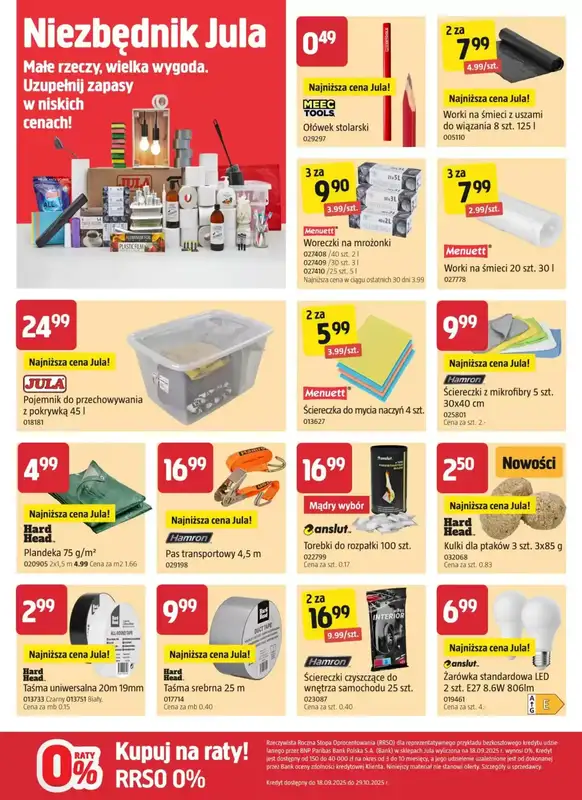 Jula - gazetka promocyjna Gazetka od czwartku 18.09 do środy 01.10 - strona 7