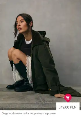 Stradivarius - gazetka promocyjna Kurtki i płaszcze dla niej od wtorku 16.09 do wtorku 23.09 - strona 8