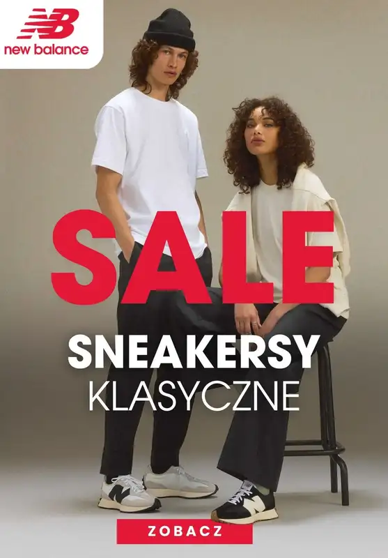 New Balance - gazetka promocyjna SALE: klasyczne sneakersy od wtorku 16.09 