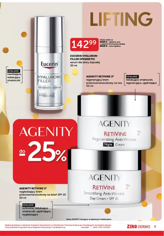 Ziko Dermo - gazetka promocyjna Gazetka od środy 17.09 do środy 01.10 - strona 9