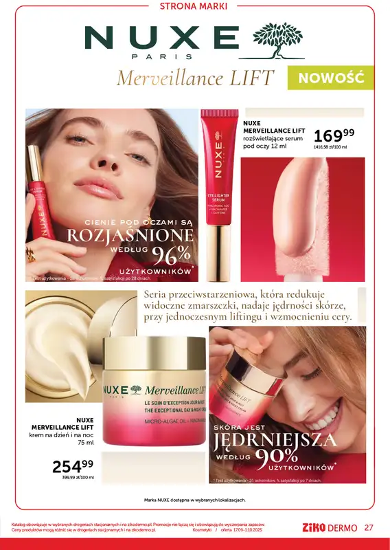 Ziko Dermo - gazetka promocyjna Gazetka od środy 17.09 do środy 01.10 - strona 27