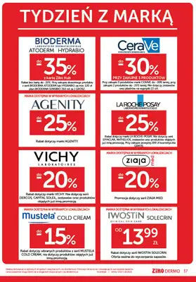 Ziko Dermo - gazetka promocyjna Gazetka od środy 17.09 do środy 01.10 - strona 17