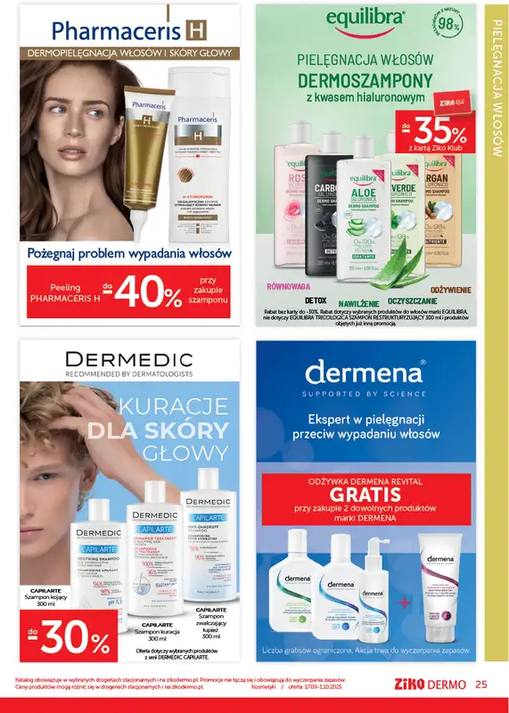Ziko Dermo - gazetka promocyjna Gazetka od środy 17.09 do środy 01.10 - strona 25