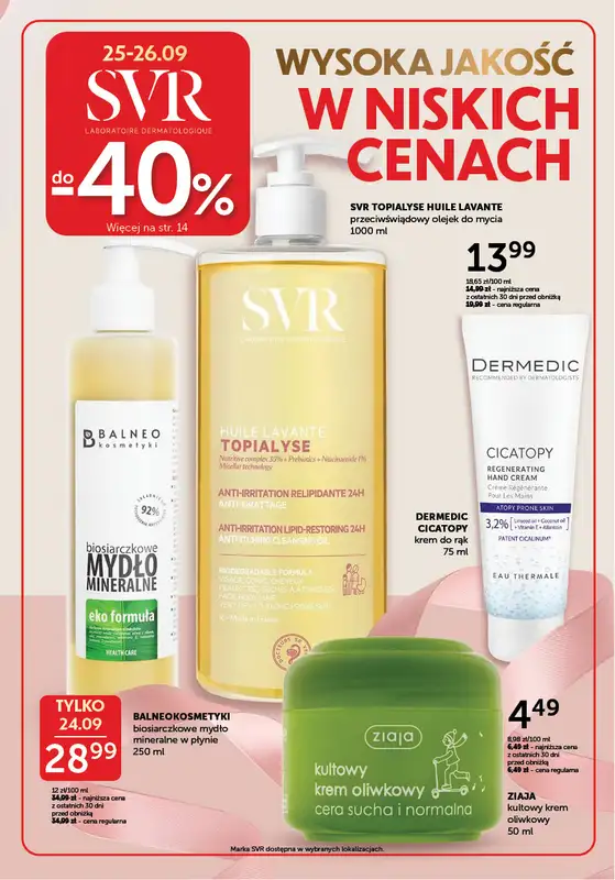 Ziko Dermo - gazetka promocyjna Gazetka od środy 17.09 do środy 01.10 - strona 28