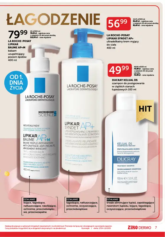 Ziko Dermo - gazetka promocyjna Gazetka od środy 17.09 do środy 01.10 - strona 7