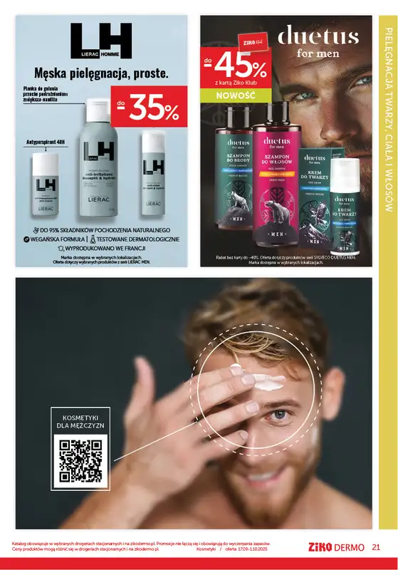 Ziko Dermo - gazetka promocyjna Gazetka od środy 17.09 do środy 01.10 - strona 21