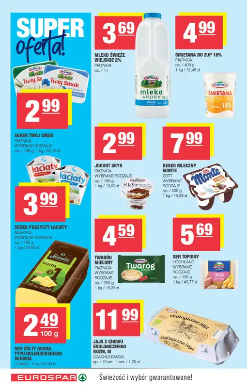 SPAR - gazetka promocyjna Gazetka Eurospar od środy 24.09 do niedzieli 05.10 - strona 4