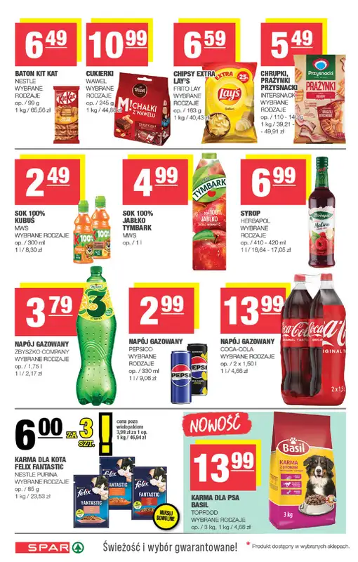 SPAR - gazetka promocyjna Gazetka Spar od środy 24.09 do niedzieli 05.10 - strona 6
