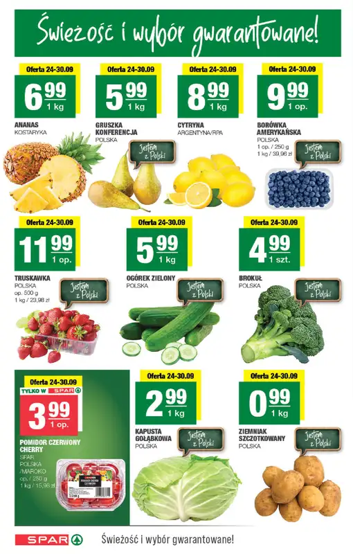SPAR - gazetka promocyjna Gazetka Spar od środy 24.09 do niedzieli 05.10 - strona 2