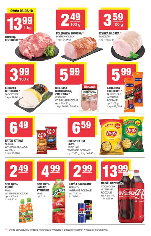 SPAR - gazetka promocyjna Gazetka Spar Mini od środy 24.09 do niedzieli 05.10 - strona 3