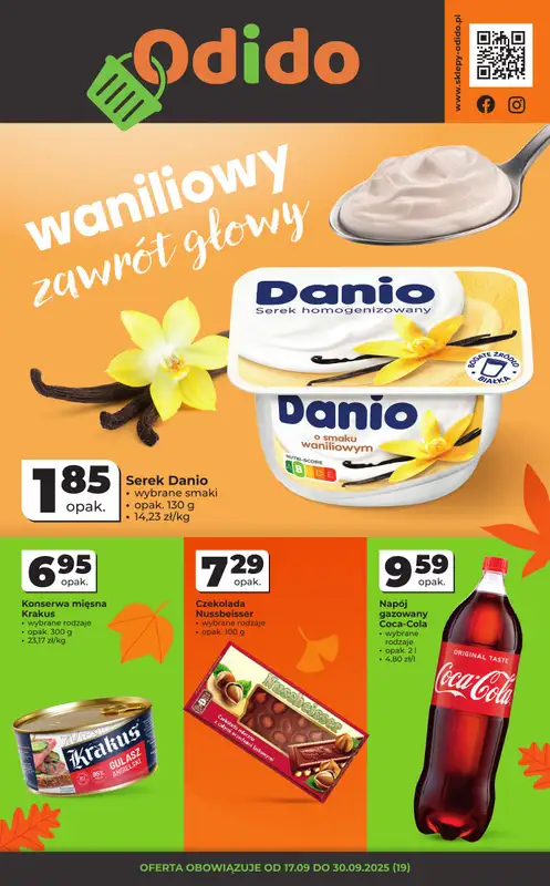 Odido - gazetka promocyjna Gazetka od środy 17.09 do wtorku 30.09