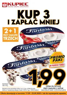 Kupiec - gazetka promocyjna Promopaki od środy 17.09 do wtorku 23.09 - strona 4