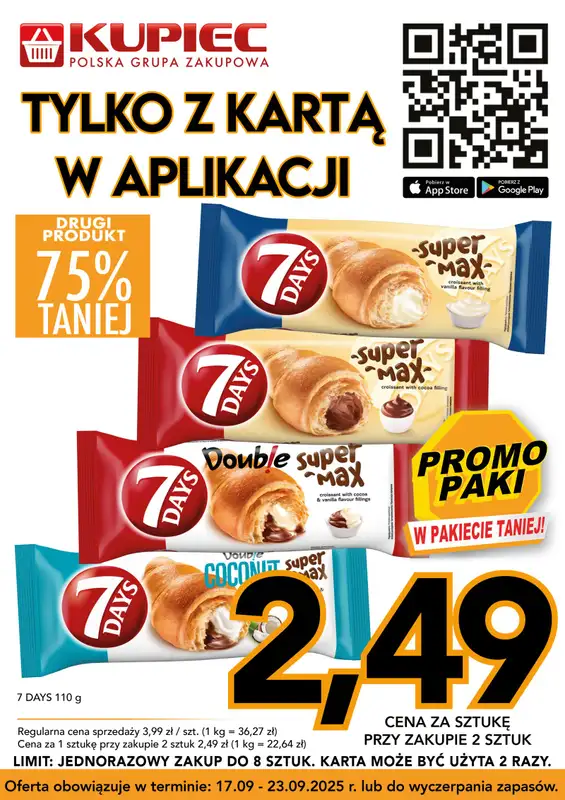 Kupiec - gazetka promocyjna Promopaki od środy 17.09 do wtorku 23.09 - strona 12
