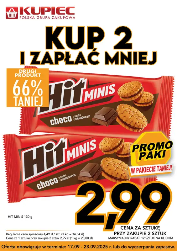 Kupiec - gazetka promocyjna Promopaki od środy 17.09 do wtorku 23.09 - strona 5