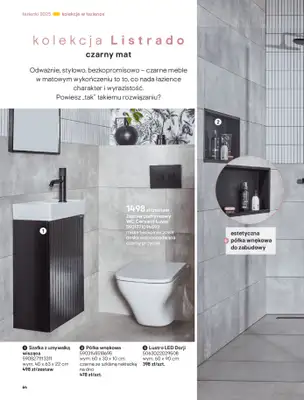 Castorama - gazetka promocyjna Katalog Łazienki od środy 17.09 do środy 31.12 - strona 64 Castorama - gazetka promocyjna Katalog Łazienki od środy 17.09 do środy 31.12 - strona 64