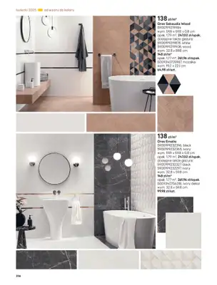 Castorama - gazetka promocyjna Katalog Łazienki od środy 17.09 do środy 31.12 - strona 256 Castorama - gazetka promocyjna Katalog Łazienki od środy 17.09 do środy 31.12 - strona 256