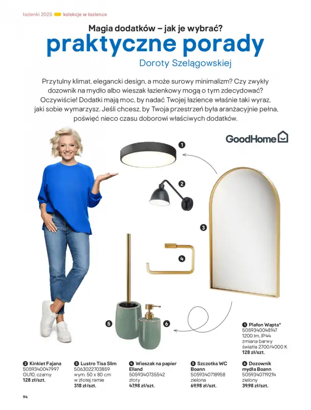 Castorama - gazetka promocyjna Katalog Łazienki od środy 17.09 do środy 31.12 - strona 94