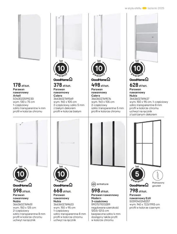 Castorama - gazetka promocyjna Katalog Łazienki od środy 17.09 do środy 31.12 - strona 217