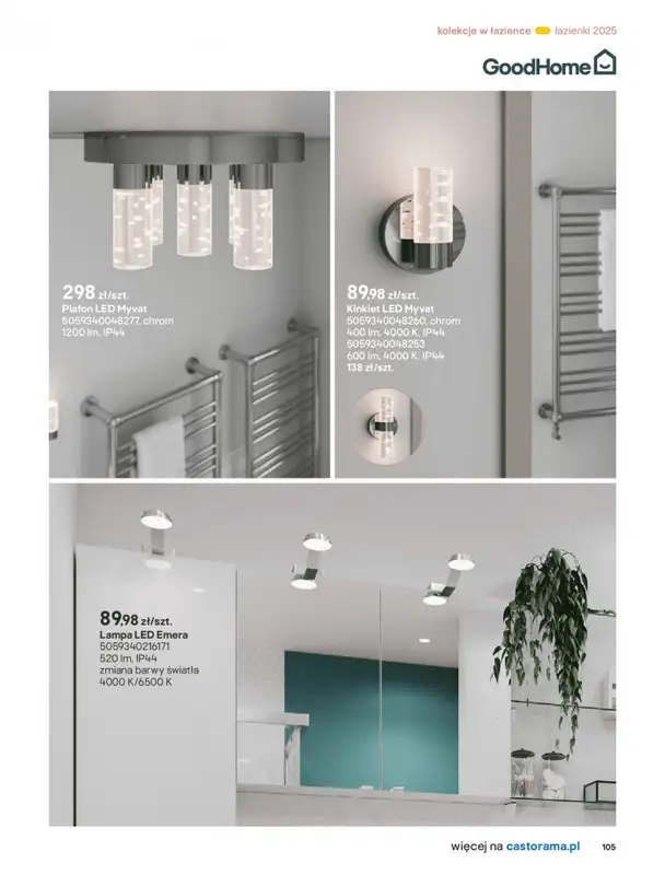 Castorama - gazetka promocyjna Katalog Łazienki od środy 17.09 do środy 31.12 - strona 105