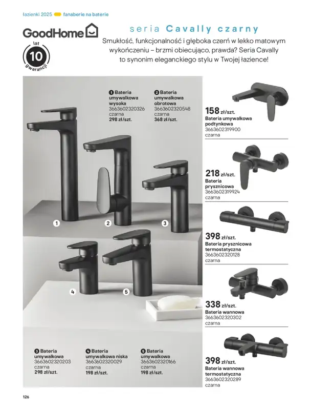 Castorama - gazetka promocyjna Katalog Łazienki od środy 17.09 do środy 31.12 - strona 126